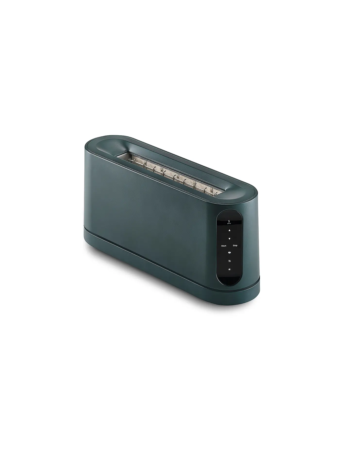JACOB JENSEN | Toaster 41cm Silber | dunkelgrün